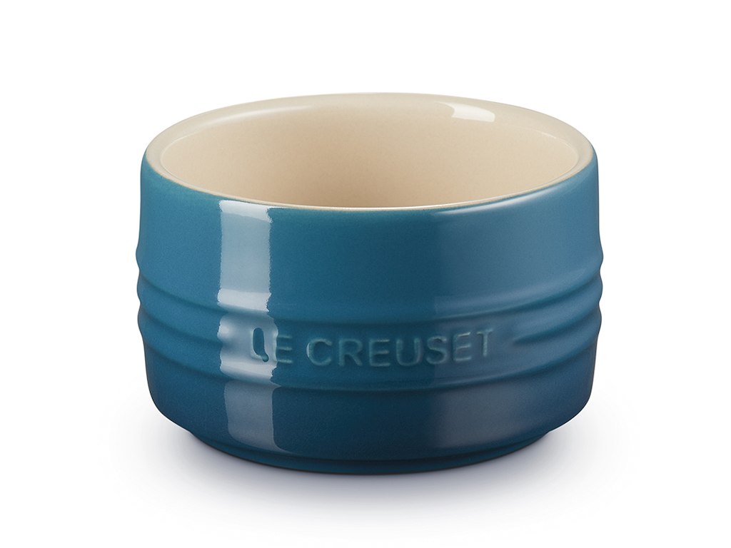 Ramekin i keramik djup teal str 9cm 200ml