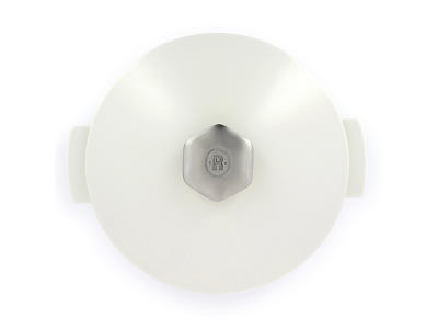 Lock till gryta Ø22 cm Satin Vit Revolution 2