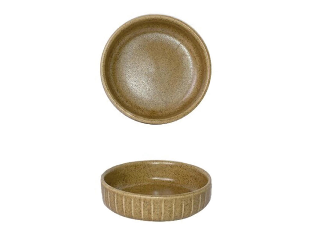 Skål Låg Ø9 cm Brun Gordion