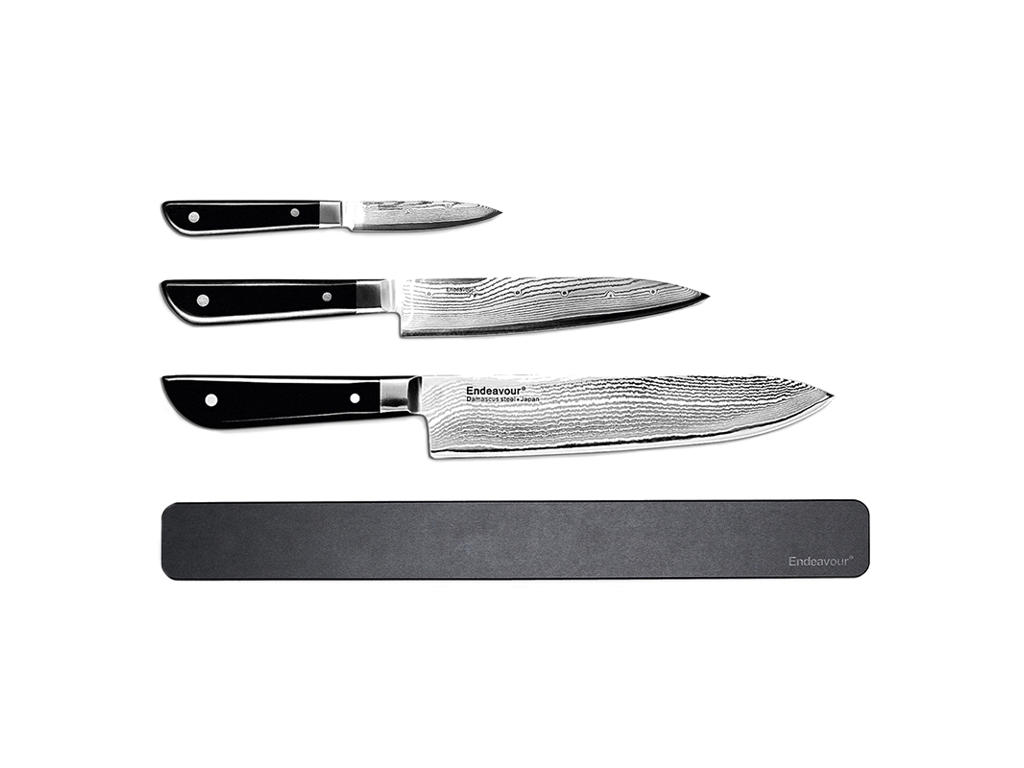 Knivset 3st m/magnet 40 Endeavour 67lag