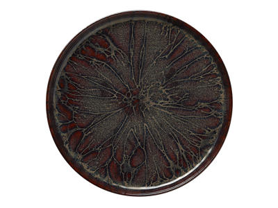 Tallrik - Stengods - Brun - Ø28cm - 30mm - Tål maskindisk - Stapelbar