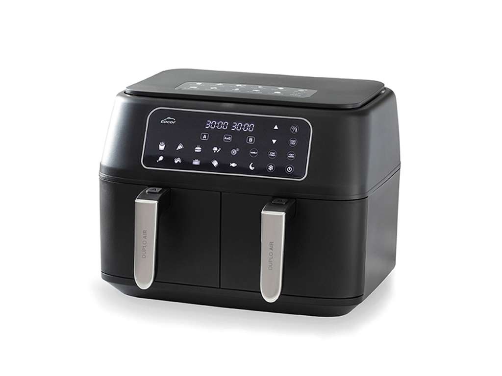 Lacor Airfryer 2x4,0 l. 2 lådor 2400W