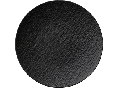 The Rock tallrik svart Ø16 cm