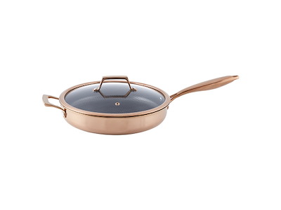 Sautepanna Hybrid 28 cm Roséguld
