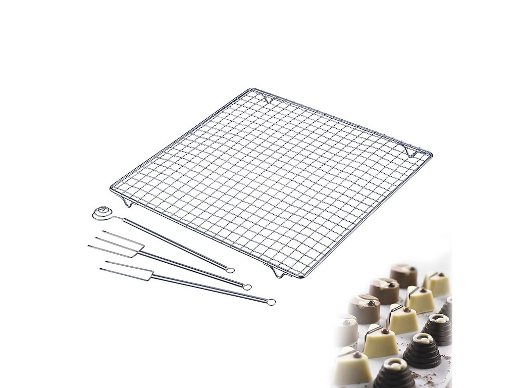 Chokladset 4 st. Rist/3 Chokladgafflar