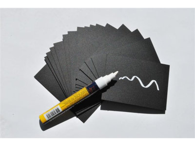 Prisskylt A7 20 st paket + 1 vit tusch