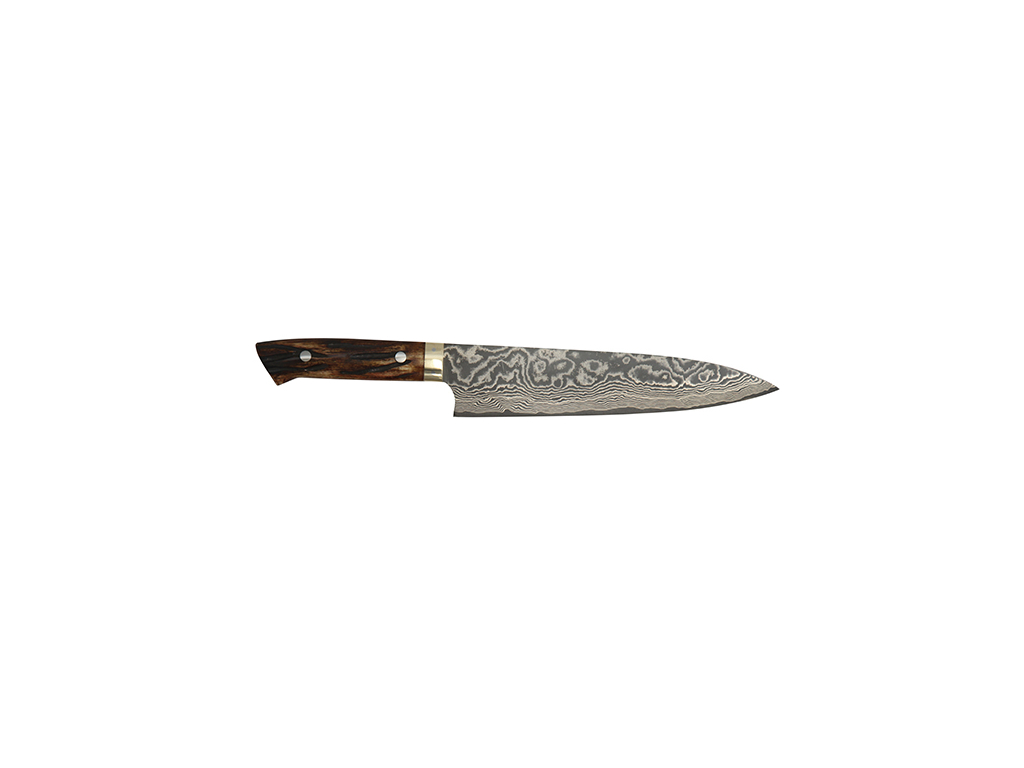 Kockkniv, 21 cm, Takefu Yellow Bull, VG-10 61 lager