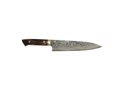 Kockkniv, 21 cm, Takefu Yellow Bull, VG-10 61 lager