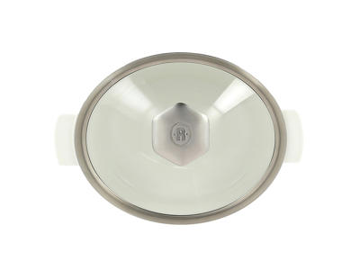Lock till gryta Oval 32x26 cm Glas Revolution 2