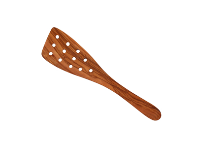 Palett 32 cm m. hål oliventrä