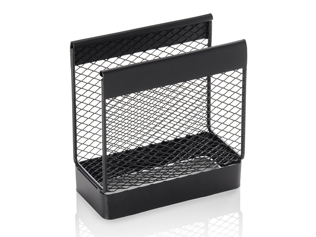 Servetthållare Liggande Svart Nät 19x19x6