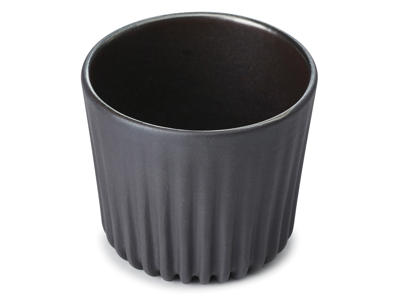 Kopp 8 cl Svart Slät Pekoe