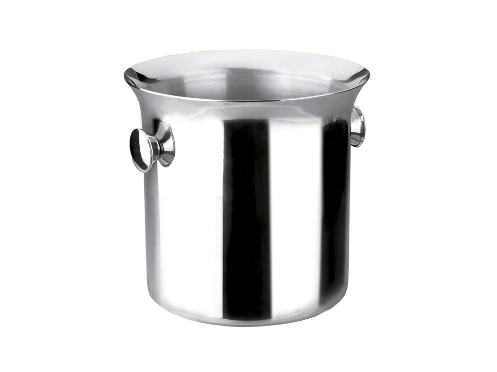 Vinkylare ø 18 cm i rostfritt stål polerat