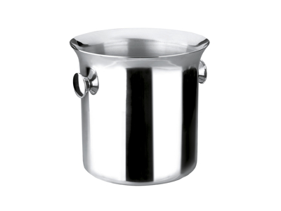 Vinkylare ø 18 cm i rostfritt stål polerat