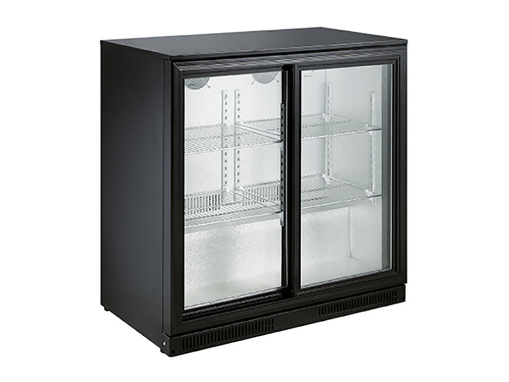 Backbar med 2 skjutdörrar