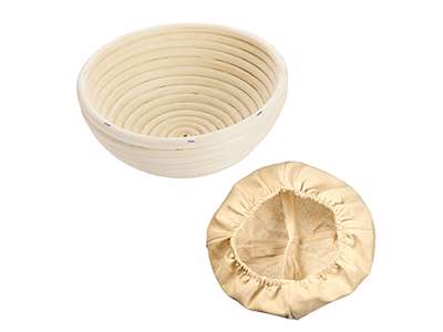 Hävekorg rund Ø20,5cm m tygkläde