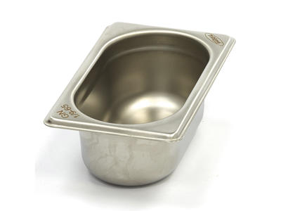 Maxima Kantinbehållare 1/9GN i rostfritt stål | 65mm | 176x108mm