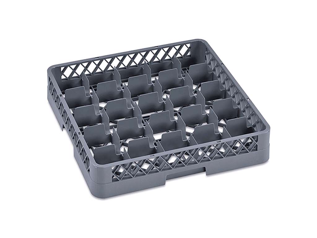 Diskbricka för glas 25 rum grå