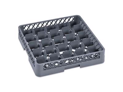 Diskbricka för glas 25 rum grå