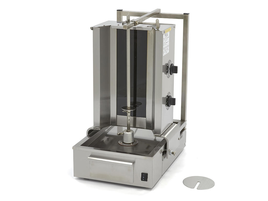 Kebab grill 2 brännare 20 kg kött EL