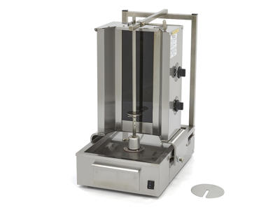 Kebab grill 2 brännare 20 kg kött EL