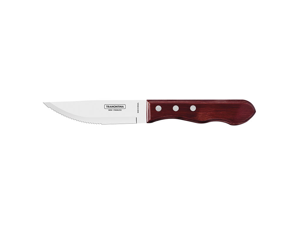 Steakkniv Jumbo 12 cm Röd Polywood