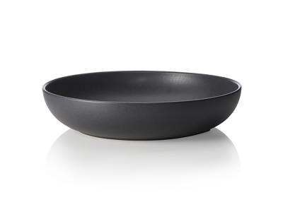 Serveringsskål i stengods svart 3 l - Ø 33 cm - 70x330x330 mm