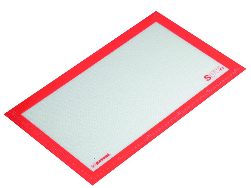 Bakmatta, 52x31,5 cm, med cm-mått, tål -40 till +300 °C