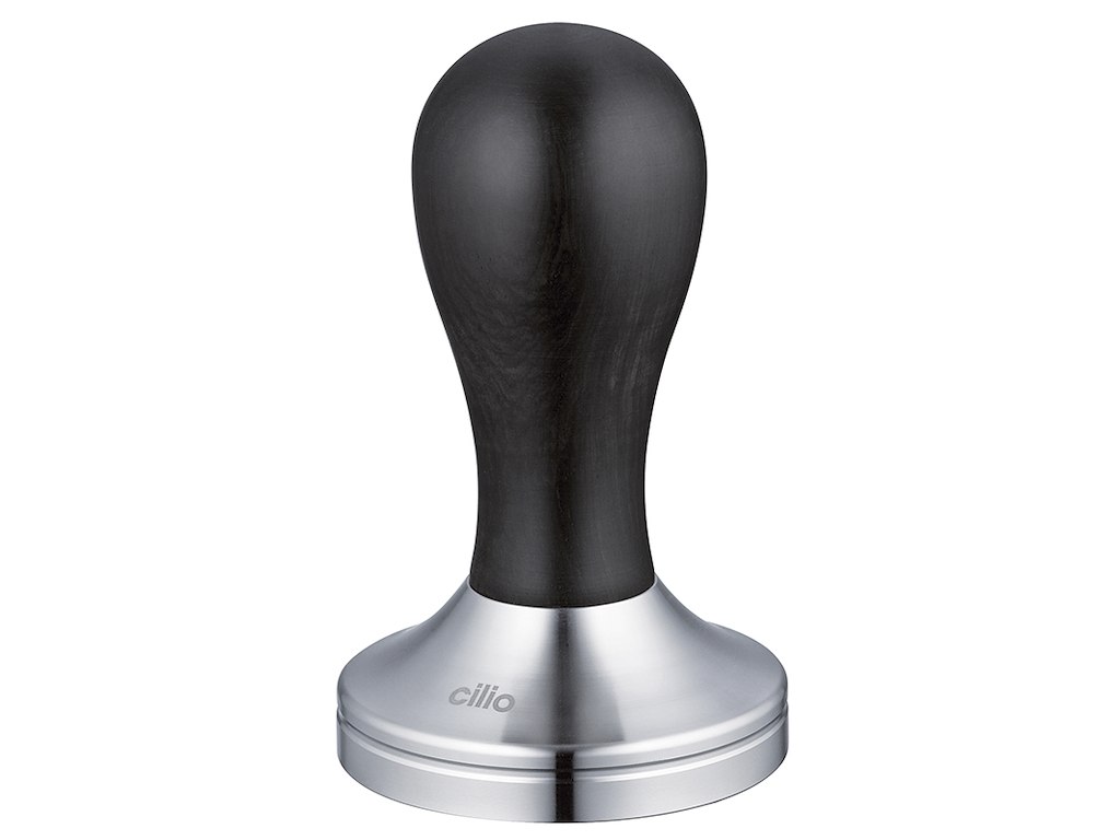 Stämpel Svart Trä H: 6,7cm, Ø5,7cm