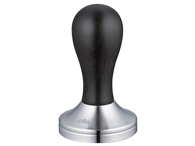 Stämpel Svart Trä H: 6,7cm, Ø5,7cm