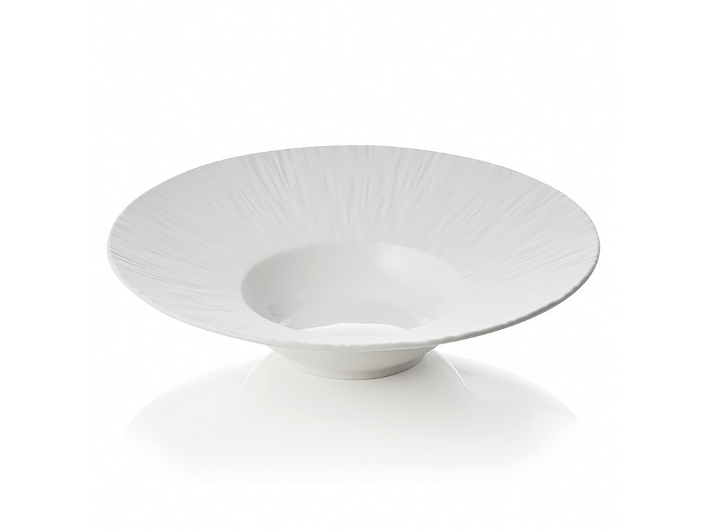 Tallerken dyb Ø24cm Shiro Hvid