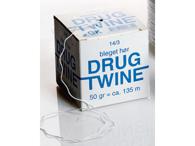 Rullkorvsgarn av lin, 135 m, 50 g