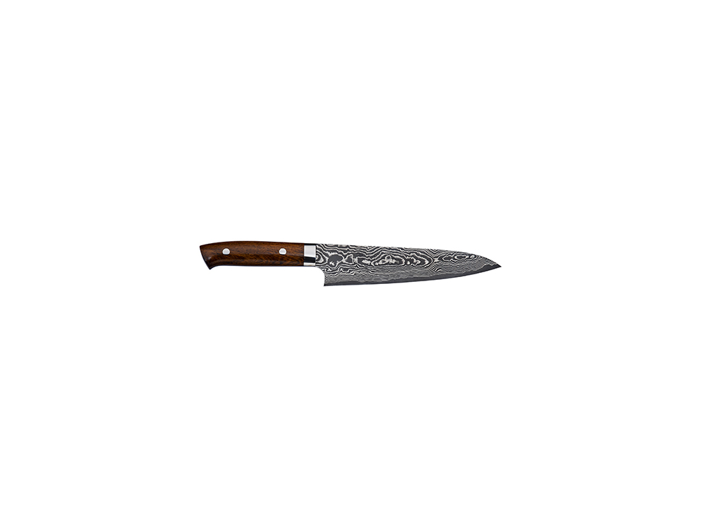 Kockkniv, 18 cm, Takefu, VG-10, 61 lager, Järnträhandtag