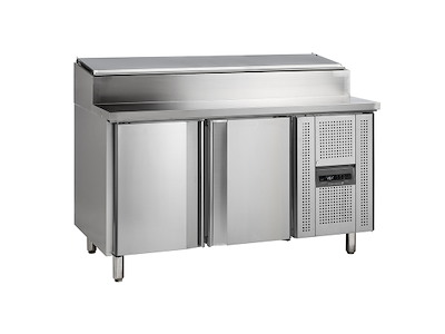 Saladette 2 dörrar 60x40 uppsats: 7xGN1/3