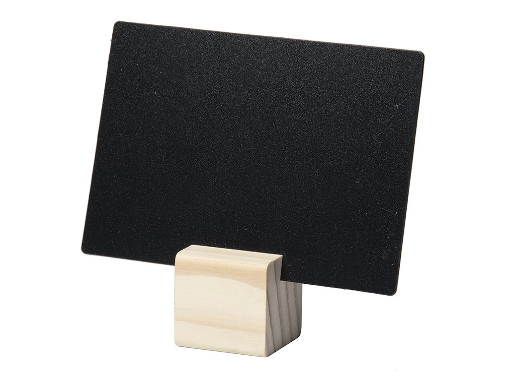 Prisskylt m/ träfot 6st m/tusch