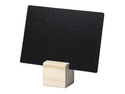 Prisskylt m/ träfot 6st m/tusch