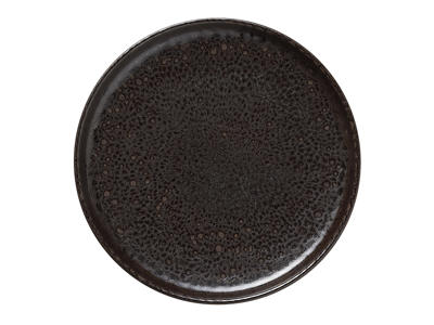 Tallrik - Stengods - Brun - Ø22cm - 30mm - Tål diskmaskin - Stapelbar - -20-250°C