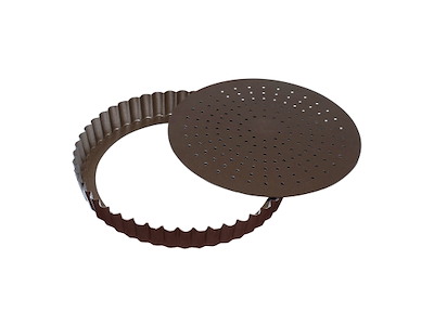 Pajform Non-stick perf. m/Lös botten Ø26