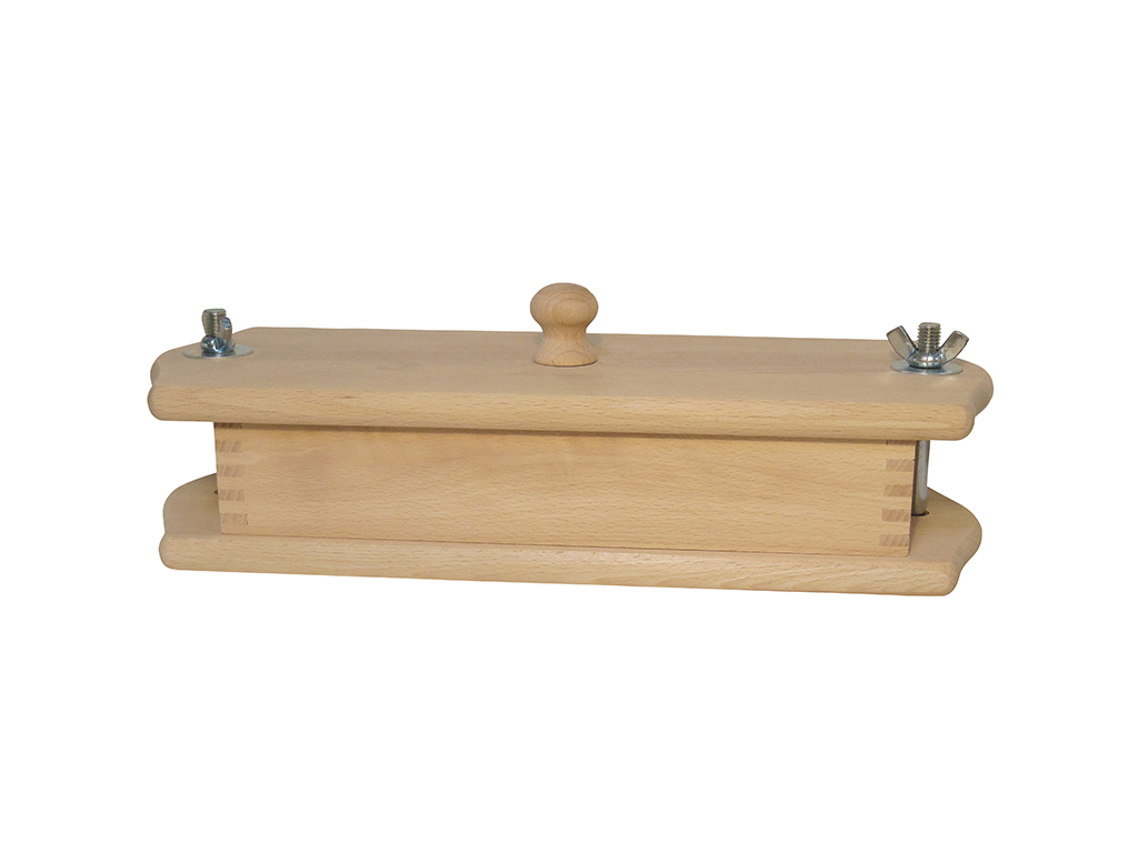 Rullepølseform, Bokträ, 25x10x5 cm