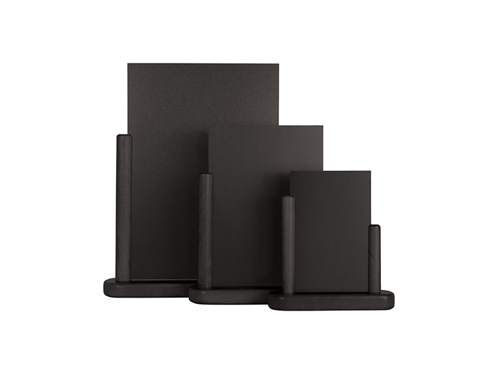 Tavla 28x32 cm A4 m/svart trä fot bord