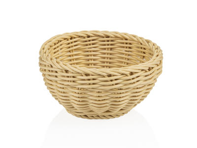 Brödkorg Ljus Beige Ø16 cm H8 cm Väver P