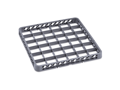 Diskbäckslyftare för glas 36 rum grå