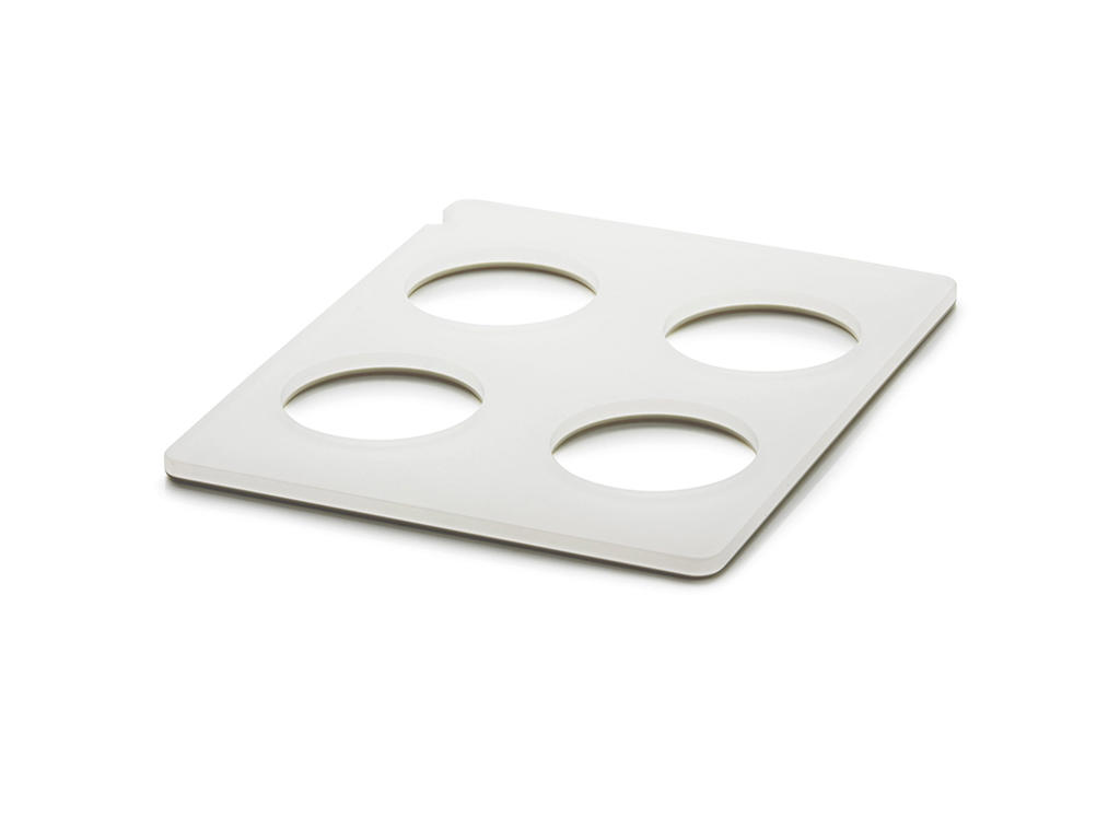 Brett för 4 Flaskor 32,5x26,5 cm Vit En Scen