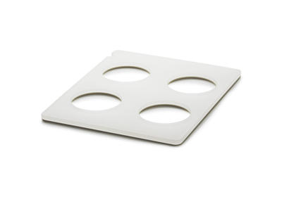 Brett för 4 Flaskor 32,5x26,5 cm Vit En Scen