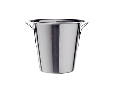 Vinkylare ø 22 cm i rostfritt stål m handtag