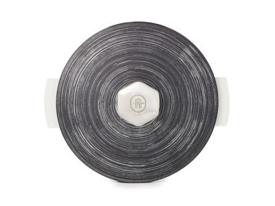 Lock till gryta Ø28 cm Oglaserad Svart/Silver Revolution 2