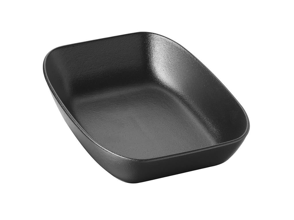 Tallrik 20,7x14,4 cm Svart Club