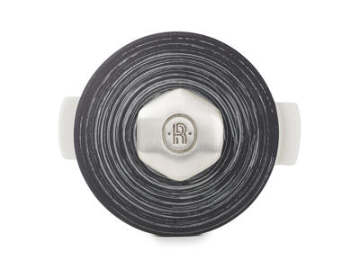 Lock till gryta Ø22 cm Oglaserad Svart/Silver Revolution 2