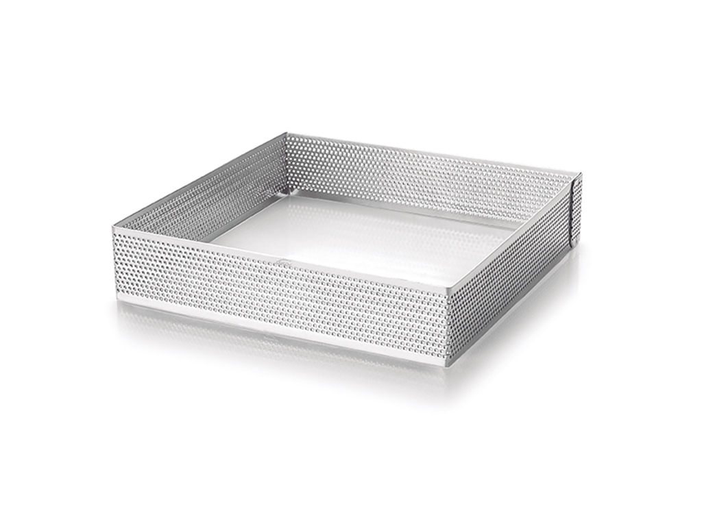 Bagering fyrkantig perforerad 20x20x2 cm