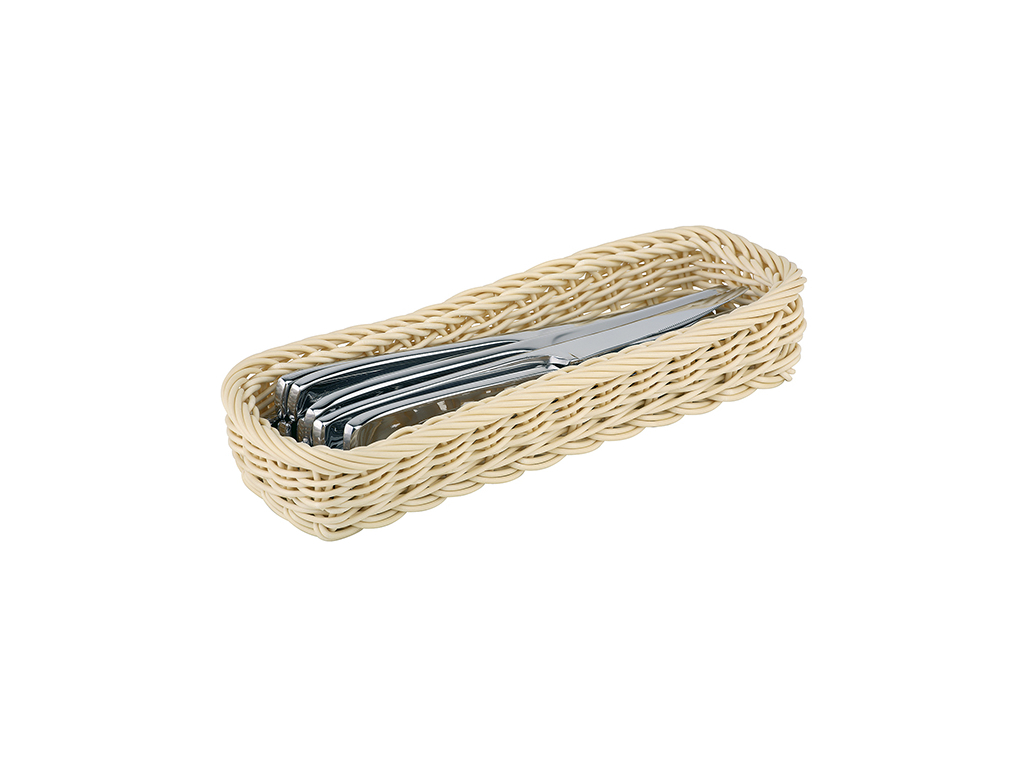 Bestickkorgar 27x10 cm 1 rum natur